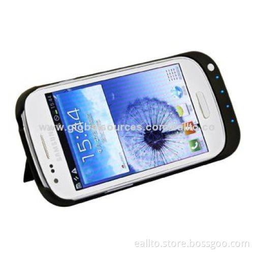 2014 New Portable Power Bank Case for Samsung Galaxy S3 Mini, Sized 132 x 65.3 x 17.8mmNew
